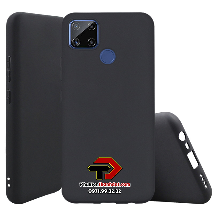 Ốp lưng OPPO Realme C12 silicone dẻo màu đen