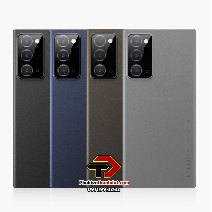 Ốp lưng lụa SamSung Galaxy Note 20 chính hãng Memumi siêu mỏng bảo vệ Camera