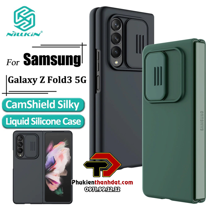 Ốp lưng SamSung Galaxy Z Fold3 chính hãng Nillkin CamShield Silky
