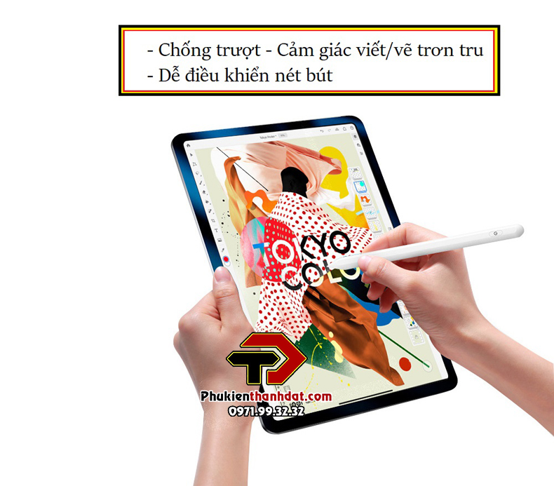 Miếng Dán Màn Hình Paper-Like Samsung Galaxy Tab S9 Viết Vẽ như trên giấy